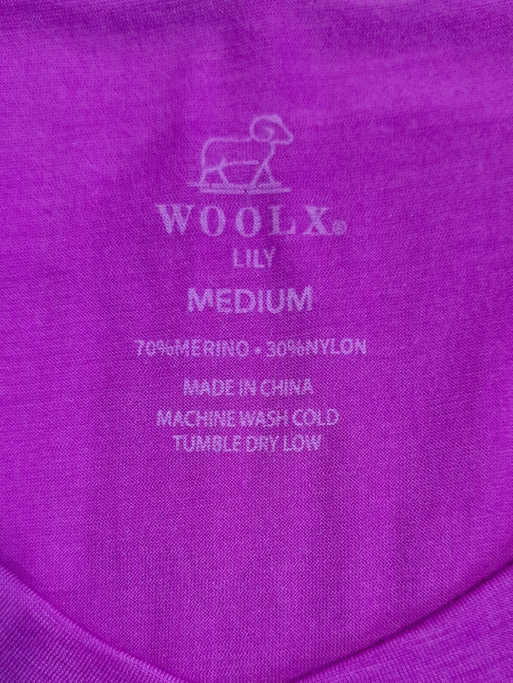 Woolx Lily Merino Wool Blend V-Neck Long Sleeve Shirt - Picture 2 of 11